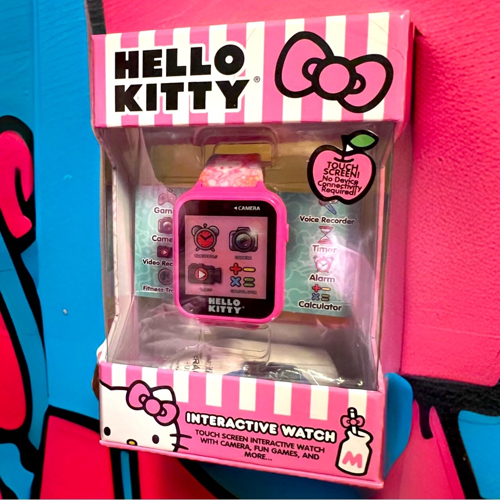 Hello Kitty by Sanrio NWT Kids Interactive Touch Screen Watch with Camera Etc.